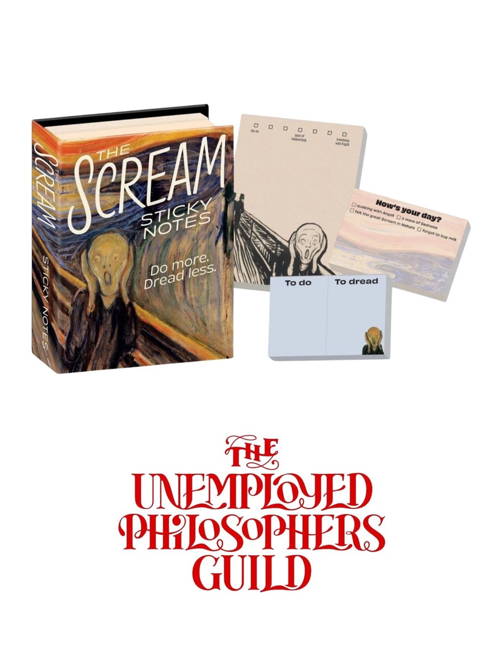 Edvard Munch’s “The Scream” Mini Sticky Notes Set